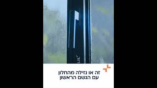 רק חלונות קליל: זה או נזילה מהחלון עם הגשם הראשון, או שזה חלון קליל. החיבור המושלם בין הבית לעולם.