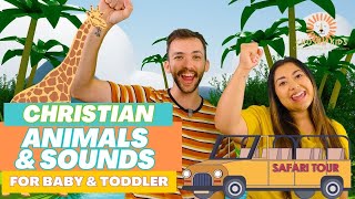 ANIMALS AND SOUNDS FOR LITTLES | CHRISTIAN LEARNING FOR BABIES AND TODDLERS | DAVID AND GOLIATH