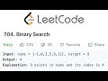 Mastering Binary Search 🔍 | Explained with LeetCode Problems + Code Examples