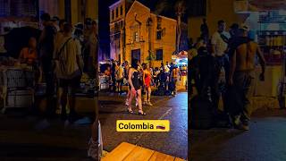 Cartagena, Colombia at night 🇨🇴 | #Shorts #colombia #Cartagena #getsemani