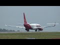 spicejet boeing 737 800 takeoff from calicut int l airport hd