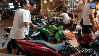 Pattaya Police fed up with Middle Eastern tourists racing motorbikes and disregarding traffic laws.