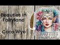 Beauties in Fairyland - Coco Wyo // Adult Colouring Book Flip Through