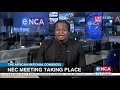 ANC NEC meeting taking place