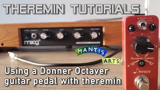 How does a Donner Harmonic Square pedal sound with theremin? Guitar pedal review and how to