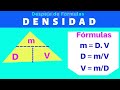 DENSIDAD, MASA y VOLUMEN. Formula