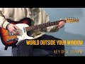 World Outside Your Window - Hillsong Y&F - Lead Guitar Tutorial / Cover