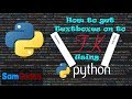 How to get Textboxes onto Tkinter using Python