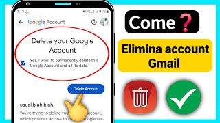 Come eliminare l'account Gmail (2025) | Elimina l'account Google in modo permanente