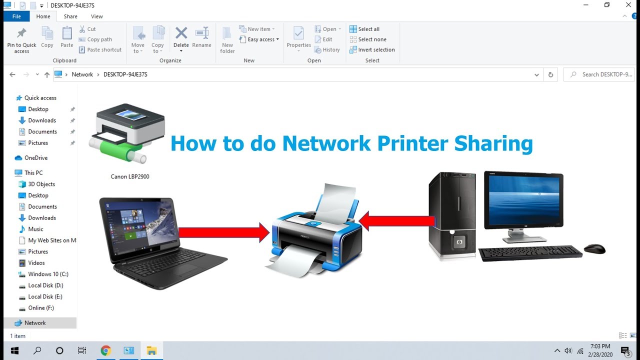 File Printer And Sharing