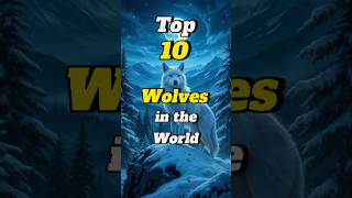 Top 10 Most Powerful Wolves in the World#shorts #top10 #wolf