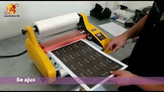 Usando Máquina LAMINADORA RM-358 de papel - Características y Montaje - importadora GB