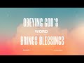 Obeying God’s word brings blessings | Pastor JB KANYANGOGA 31 October 2024