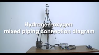 Hydrogen-oxygen mixed pipe connection diagram