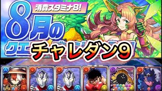 【チャレンジダンジョン9】8月のチャレダン9を超簡単攻略！！ゆっくりパズルするだけ！！