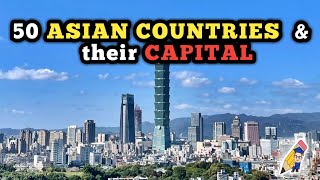 50 Countries name and their Capitals | Countries and capitals of the world | Countries capital GK