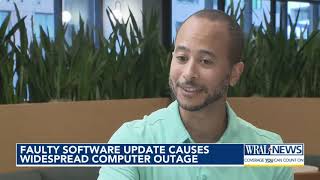 Faulty software update causes widespread computer outage
