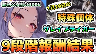 【メガニケ】1月29日特殊個体はグレイブディガー！9段階攻略方法とドロップ結果！【NIKKE】【ゆっくり実況】