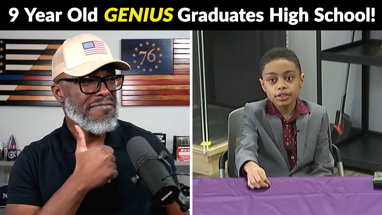 GENIUS Nine Year Old Boy Graduates High School EARLY! - YouTube