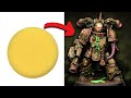 How to Paint Death Guard Fast with a Sponge