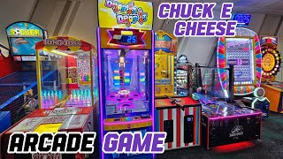 Arcade game tour CHUCK E CHEESE Herndon VA walkthrough #arcade24 #clawmachine24 #chuckecheese24