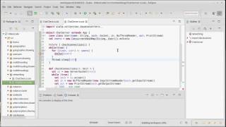 Implementing the Chat Server (using Scala)