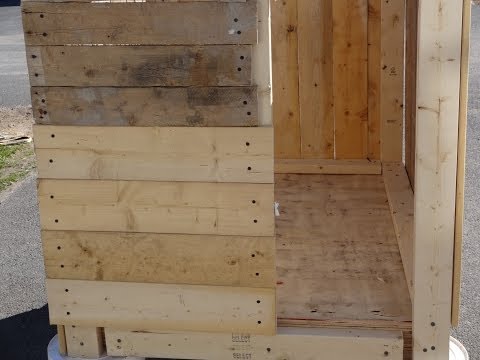 My first pallet project building a chicken coop My first pallet project building a chicken coop