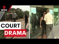 Robert De Jonge asks reporter on date after being chased outside court | 7NEWS