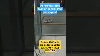 1 m/s peak position control for mecanum robot on ROS2