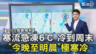 寒流急凍6℃ 冷到周末  「今晚至明晨」極寒冷｜TVBS新聞 @TVBSNEWS02