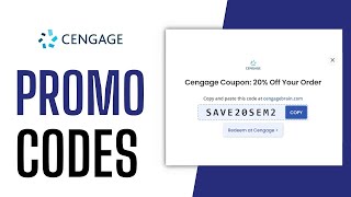 Cengage Promo Codes - TOP DISCOUNT CODES 2025