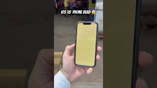 Iphone green display issues 😱| ios18 problem | iphone 13pro dead | don’t update #shorts