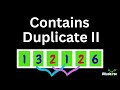 Contains Duplicate II - Leetcode 219 ⚡ 2 Best Solutions | HashMap + Sliding Window | Python