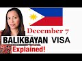 🇵🇭PHILIPPINE “BALIKBAYAN VISA” EFFECTIVE DEC. 7 | WHO ARE QUALIFIED AND REQUIREMENTS TO TRAVEL