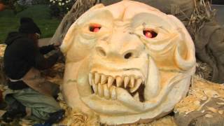 EXTREME pumpkin carving -- watch this