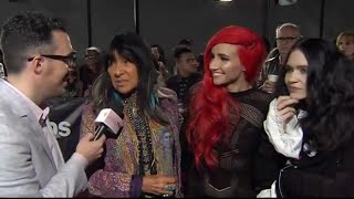 Buffy Sainte-Marie, Lights and Grimes on the Red Carpet at the 2018 JUNO Awards