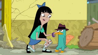 Phineas and Ferb - Stacy finds out Perry's secret