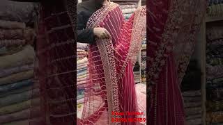 Saree Net Cutdana Latest Collection#womensclothing #dress #pakistanidresses #saree #sareefashion