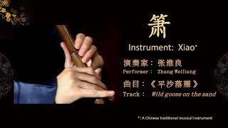 【中国民乐.箫】张维良《平沙落雁》【 Chinese Folk instrumental music. Xiao 】 Zhang Weiliang's“Wild goose on the sand”