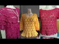 Top 50 modern style women causal Crochet blouse and top ideas diy projects