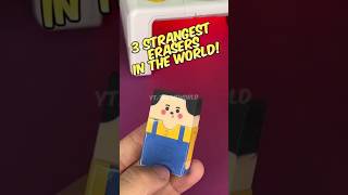 3 strangest erasers in the world ‼️