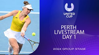 LIVE | Perth Day 1 | United Cup 2024