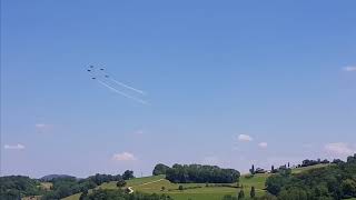 Patrouille Suisse Air Show Flugtage Fricktal-Schupfart 2018 |  Samsung S8