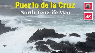 TENERIFE, Puerto de la Cruz. The Storm