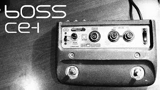 Boss CE-1 Chorus Ensemble Demo