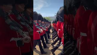 British Guards March with unbelievable precision! 🇬🇧