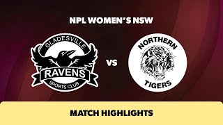 NPL Women's NSW Round 8 Highlights – Gladesville Ravens v Northern Tigers