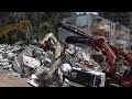 Toppled excavator rescue operation  מבצע חילוץ באגר  שהתהפך