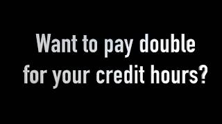 Excess Credit - Check the counter!