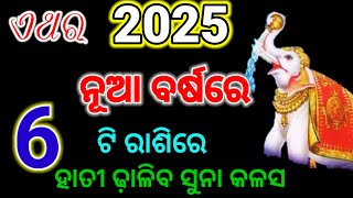 ନୂଆ ବର୍ଷ ରେ ଏହି ରାଶି ମାନେ ରାଜା ଭଳି ବଞ୍ଚିବେ/2025 Odia rashifal/odia astrology 2025/New Year 2025